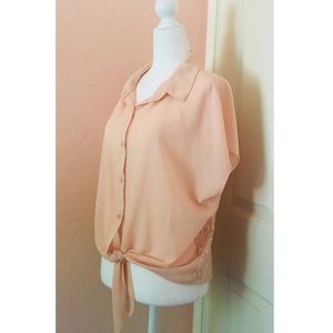 Floral Lace Pastel Blouse